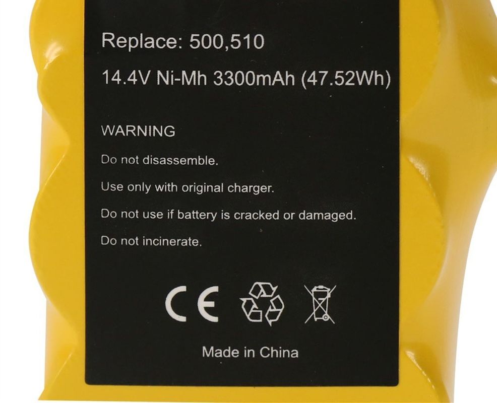 Batterie de remplacement 3300mAh pour Irobot Roomba R3 500, 600, 700 pour aspirateur