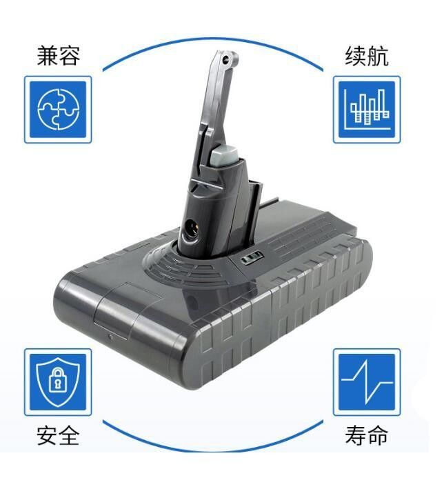 21.6V Li-ion Dyson batterie de remplacement pour V8 V7 aspirateurs de table portatifs