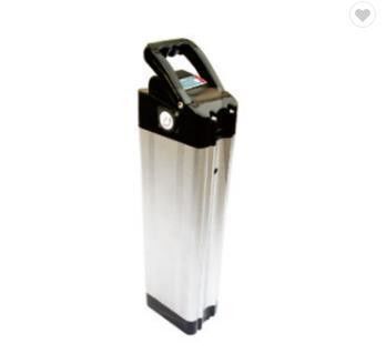 24V 36V 48V batterie de vélo électrique dans le cadre rechargeable type de poisson d'argent