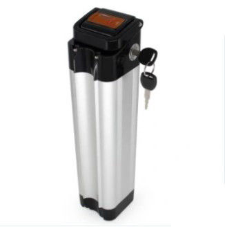 18650 Lithium Ion Silver Fish Ebike Batterie 24V 36V 48V avec verrouillage à clé Samsung Mifa ZhenLong