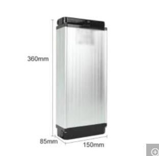Piles de remplacement de vélo électrique Long cycle 48V 250W 500W Plateau arrière argenté Rechargeable Piles de vélo électrique Fiets Accufahrrad Akku Fur Elektrofahrrader Piles au lithium