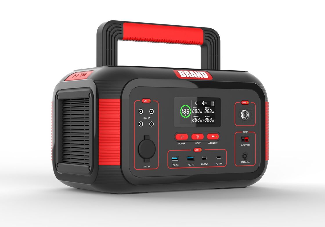 USB 1000W 22.2V 36.4ah Station solaire portable rechargeable pour le camping à l'extérieur