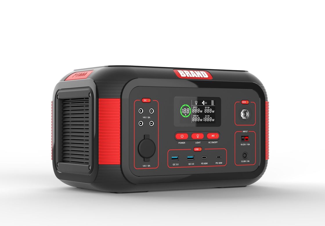 USB 1000W 22.2V 36.4ah Station solaire portable rechargeable pour le camping à l'extérieur