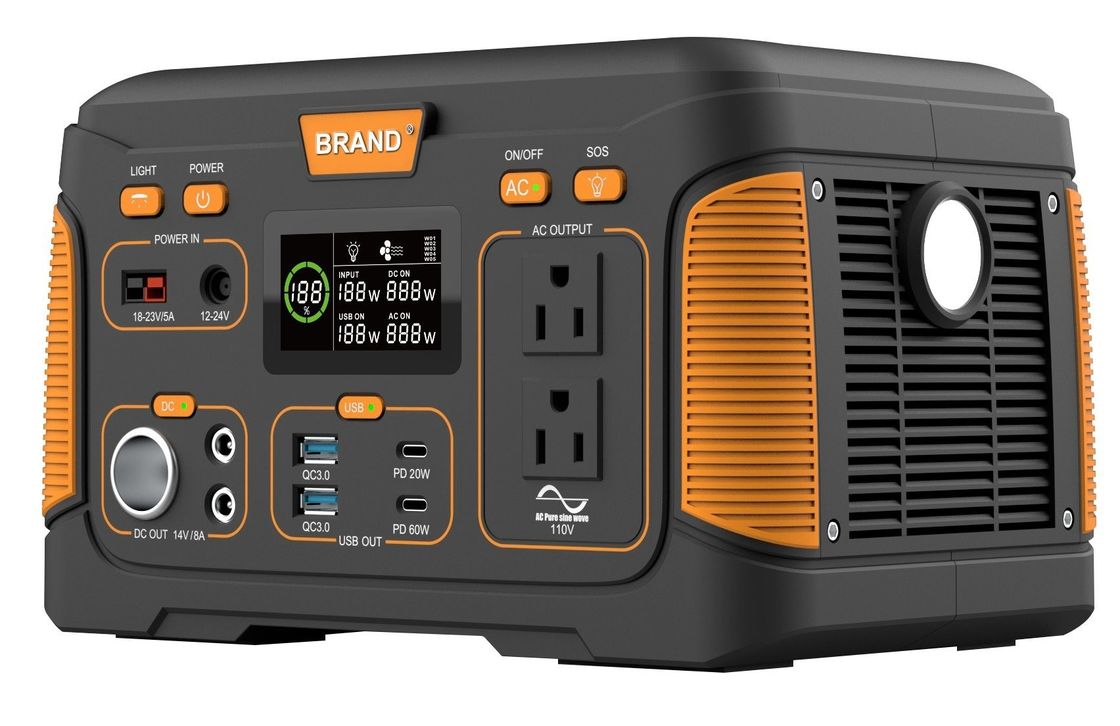 USB 500W 14,8V 30ah Station solaire portable rechargeable pour le camping à domicile
