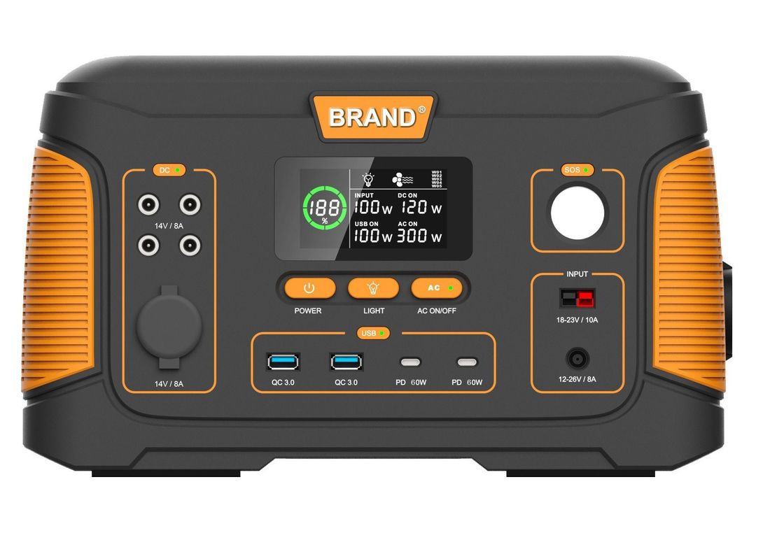 Home/ Outdoor/ Camping Station solaire électrique portable USB 650W 22.2V 28.6ah rechargeable