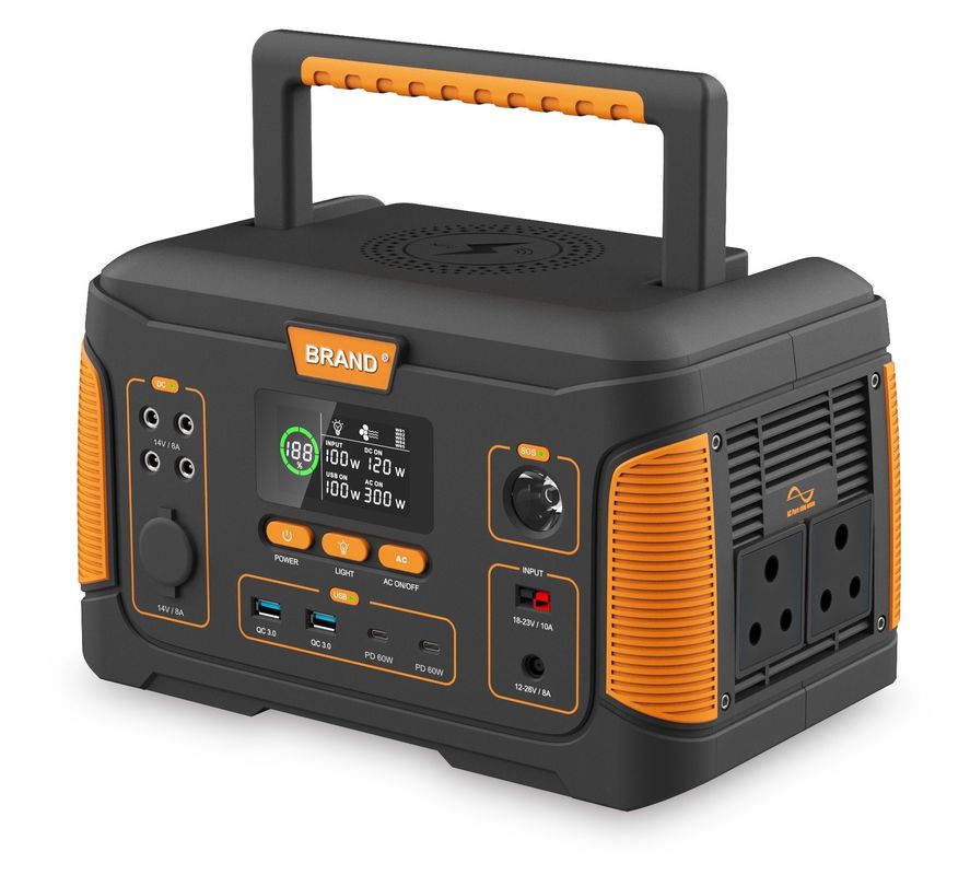 Home/ Outdoor/ Camping Station solaire électrique portable USB 650W 22.2V 28.6ah rechargeable