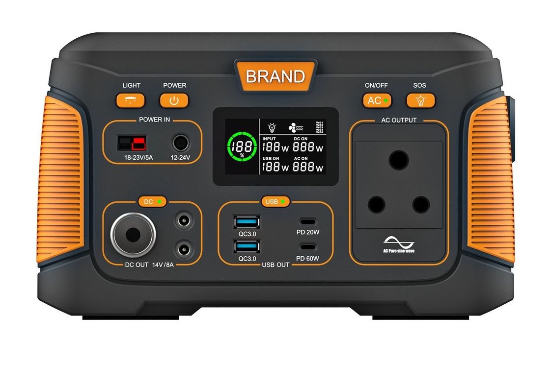 Camping maison d'urgence 300W générateur solaire centrale électrique portable 14.8V 18.2ah alimentation pour la pêche nocturne