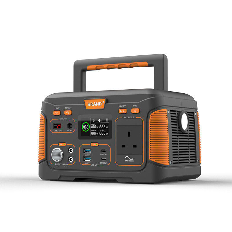 Générateur solaire portable de 300W Station d'alimentation pour le camping d'urgence alimentation électrique pour la pêche nocturne