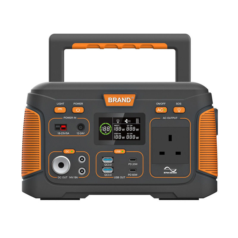 Générateur solaire portable de 300W Station d'alimentation pour le camping d'urgence alimentation électrique pour la pêche nocturne