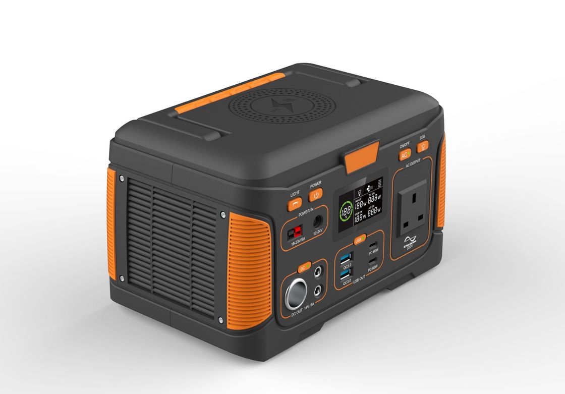 Station de batterie portable extérieure de 300W alimentation électrique mobile de pique-nique 12V centrale électrique pour la pêche en plein air