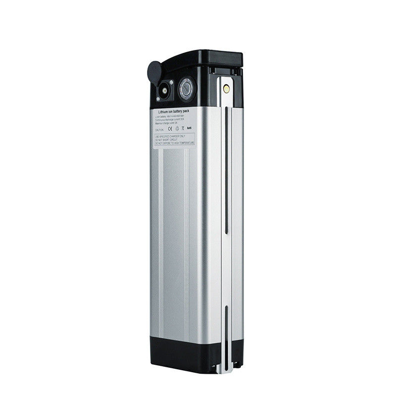 36V 13h 468 Wh Silver Fish Ebike batterie haut décharge RCA port de charge