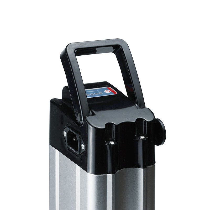 36V 13h 468 Wh Silver Fish Ebike batterie haut décharge RCA port de charge