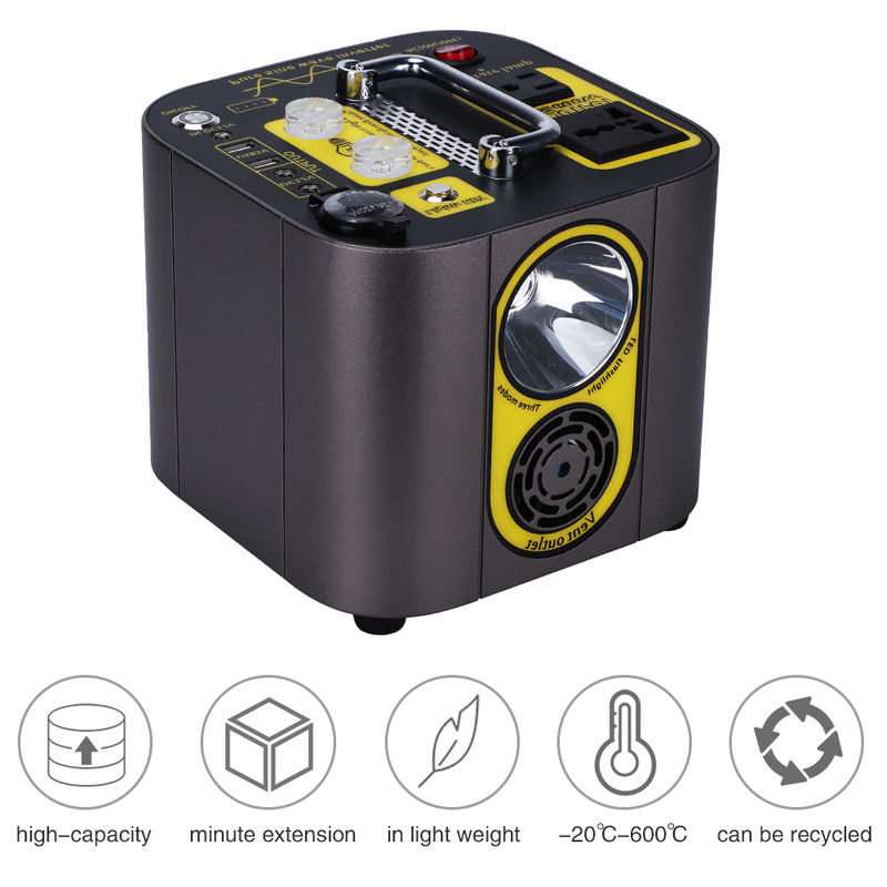Chargement sans fil AC DC USB Batterie au lithium 100W Générateur d'énergie Banque d'énergie solaire Camping en plein air Voyage