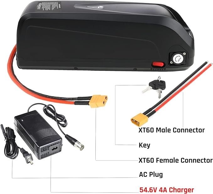 Batterie d'impulsion OEM 48V 15.6ah 17.4ah, 19.2ah, E Bike Batterie de remplacement Adapté à Panasonic Vélo électrique