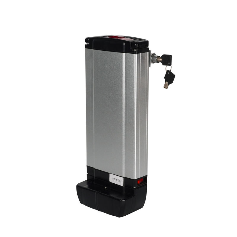Piles de remplacement de vélo électrique Long cycle 48V 250W 500W Plateau arrière argenté Rechargeable Piles de vélo électrique Fiets Accufahrrad Akku Fur Elektrofahrrader Piles au lithium