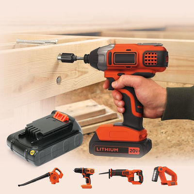 Piles électriques sans fil Li Ion Black & Decker 20V 2500mAh