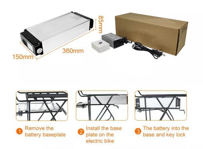 Remplacement de batterie de vélo électrique 48V pour E-Go Wondervelo Hapex City Line 0