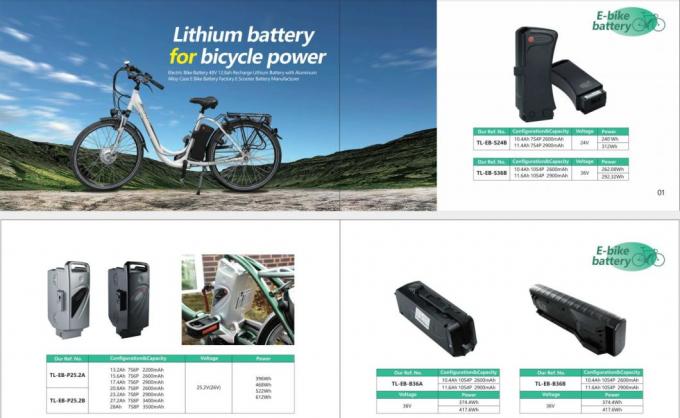 High Quality 36V Battery Pack Samsung Zhenlong Phylion Mifa Lithium Ion Battery