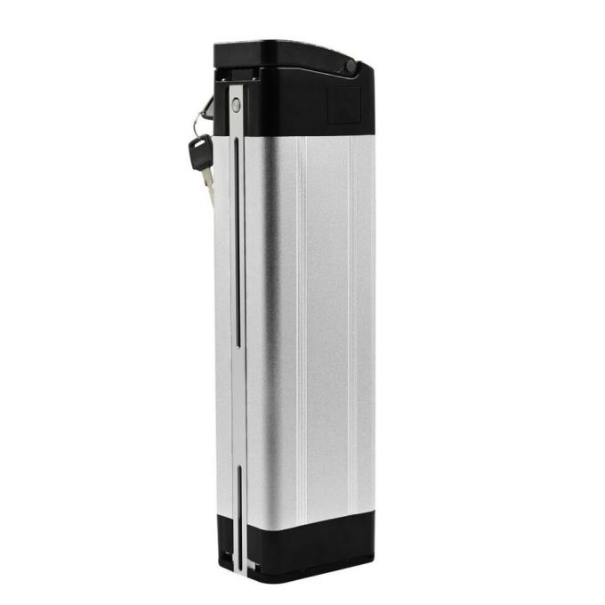 24V 48V Aluminum Case Silver Fish Seat Tube Ebike Rechargeable Battery Replacement Battery E-Bike Battery 36V 12ah 432wh Silverfish Ebike 4 Pin with Charger
